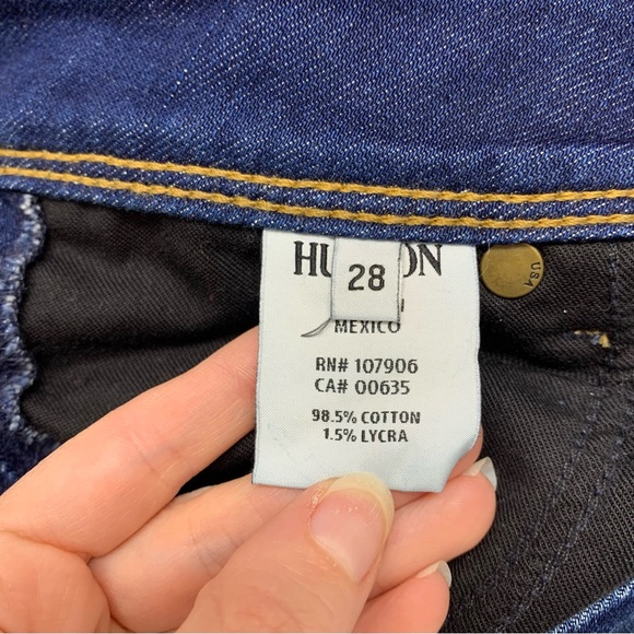 Hudson “Collin Flap Skinny Jeans” Size 28 EUC - Picture 7 of 9